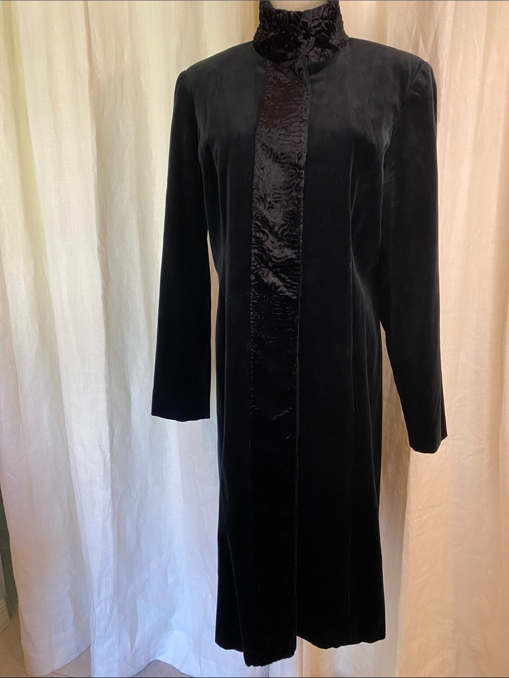 JS Collections Velvet Coat